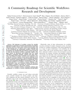 A Community Roadmap for Scientific Workflows Research and Development