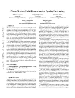 PlumeCityNet: Multi-Resolution Air Quality Forecasting