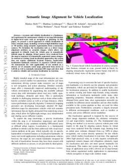 Semantic Image Alignment for Vehicle Localization