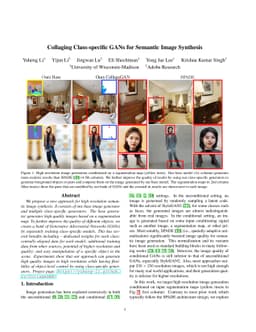 Collaging Class-specific GANs for Semantic Image Synthesis