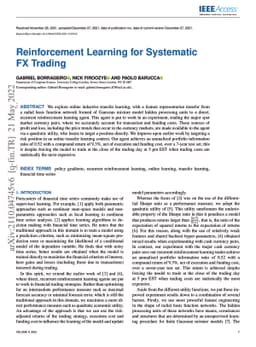 Reinforcement Learning for Systematic FX Trading
