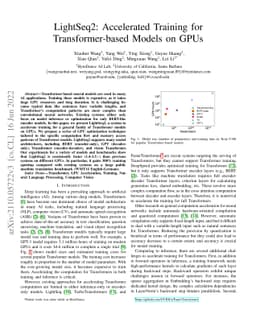 LightSeq2: Accelerated Training for Transformer-based Models on GPUs
