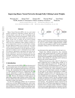 Improving Binary Neural Networks through Fully Utilizing Latent Weights