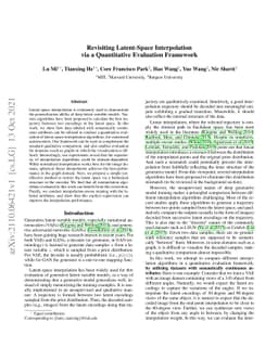 Revisiting Latent-Space Interpolation via a Quantitative Evaluation
  Framework