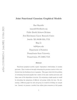 Joint Functional Gaussian Graphical Models
