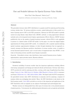 Fast and Scalable Inference for Spatial Extreme Value Models