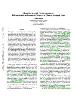 Hindsight Network Credit Assignment: Efficient Credit Assignment in
  Networks of Discrete Stochastic Units