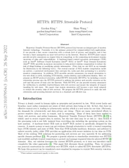 HTTPA: HTTPS Attestable Protocol
