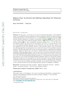 Halpern-Type Accelerated and Splitting Algorithms For Monotone
  Inclusions