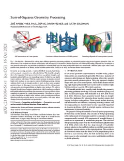 Sum-of-Squares Geometry Processing