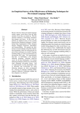 An Empirical Survey of the Effectiveness of Debiasing Techniques for
  Pre-trained Language Models