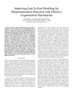 Improving End-To-End Modeling for Mispronunciation Detection with
  Effective Augmentation Mechanisms