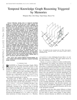 Temporal Knowledge Graph Reasoning Triggered by Memories