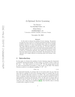 A-Optimal Active Learning