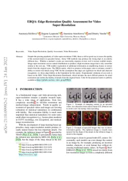 ERQA: Edge-Restoration Quality Assessment for Video Super-Resolution