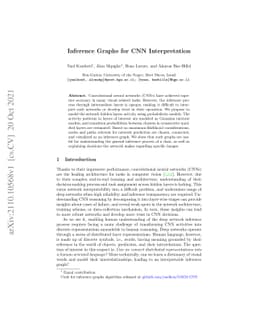 Inference Graphs for CNN Interpretation