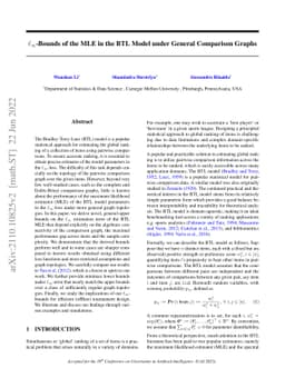 $\ell_{\infty}$-Bounds of the MLE in the BTL Model under General
  Comparison Graphs