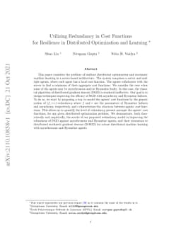 Utilizing Redundancy in Cost Functions for Resilience in Distributed
  Optimization and Learning