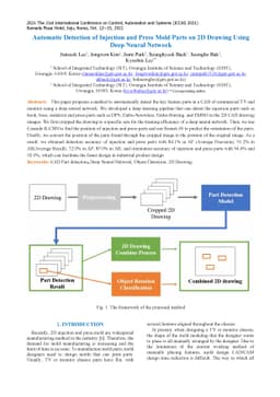 Automatic Detection of Injection and Press Mold Parts on 2D Drawing
  Using Deep Neural Network