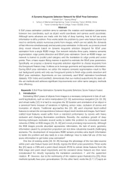 A Dynamic Keypoints Selection Network for 6DoF Pose Estimation