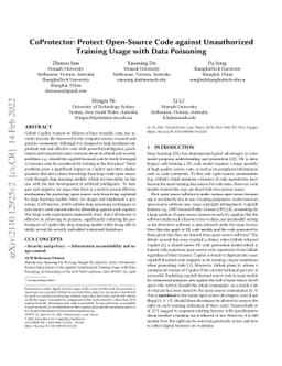 CoProtector: Protect Open-Source Code against Unauthorized Training
  Usage with Data Poisoning