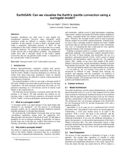 EarthGAN: Can we visualize the Earth's mantle convection using a
  surrogate model?