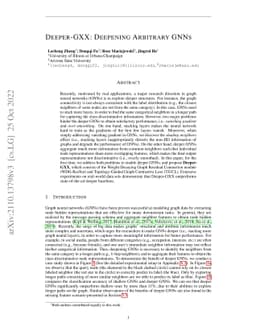 Deeper-GXX: Deepening Arbitrary GNNs