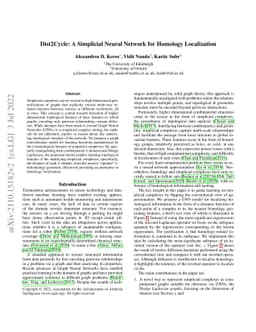 Dist2Cycle: A Simplicial Neural Network for Homology Localization