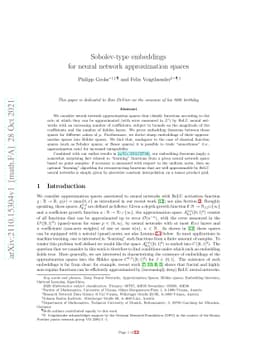 Sobolev-type embeddings for neural network approximation spaces