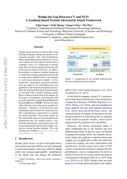 Bridge the Gap Between CV and NLP! A Gradient-based Textual Adversarial
  Attack Framework