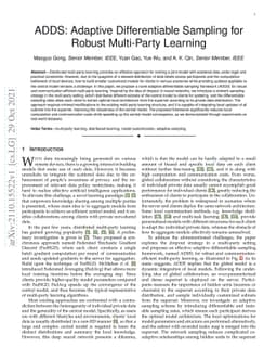ADDS: Adaptive Differentiable Sampling for Robust Multi-Party Learning