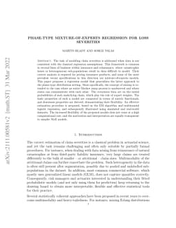 Phase-type mixture-of-experts regression for loss severities