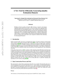 A New Tool for Efficiently Generating Quality Estimation Datasets
