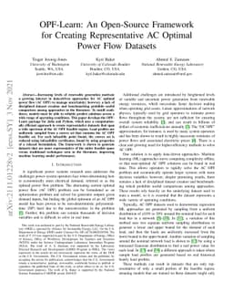 OPF-Learn: An Open-Source Framework for Creating Representative AC
  Optimal Power Flow Datasets
