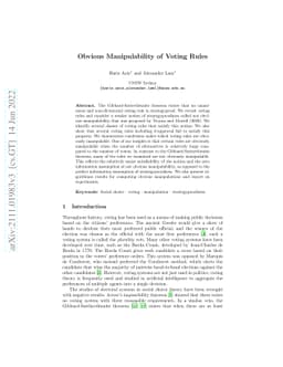 Obvious Manipulability of Voting Rules