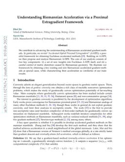 Understanding Riemannian Acceleration via a Proximal Extragradient
  Framework