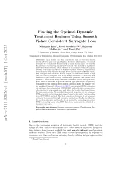Finding the Optimal Dynamic Treatment Regime Using Smooth Fisher
  Consistent Surrogate Loss