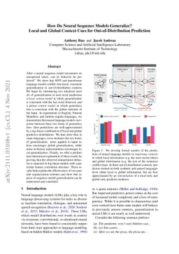 How Do Neural Sequence Models Generalize? Local and Global Context Cues
  for Out-of-Distribution Prediction