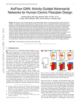 ActFloor-GAN: Activity-Guided Adversarial Networks for Human-Centric
  Floorplan Design