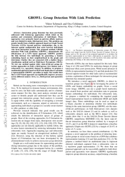 GROWL: Group Detection With Link Prediction