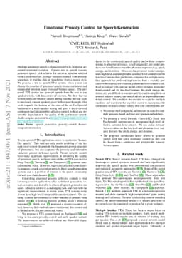 Emotional Prosody Control for Speech Generation