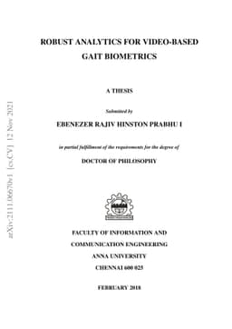 Robust Analytics for Video-Based Gait Biometrics