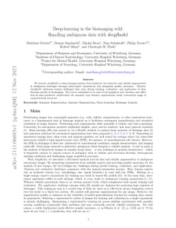 Deep-learning in the bioimaging wild: Handling ambiguous data with
  deepflash2