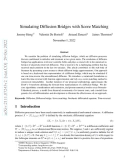 Simulating Diffusion Bridges with Score Matching