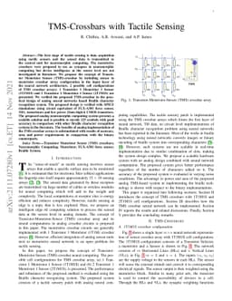 TMS-Crossbars with Tactile Sensing