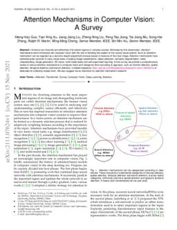 Attention Mechanisms in Computer Vision: A Survey