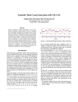 Symbolic Music Loop Generation with VQ-VAE