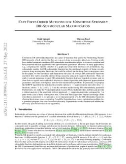 Fast First-Order Methods for Monotone Strongly DR-Submodular
  Maximization