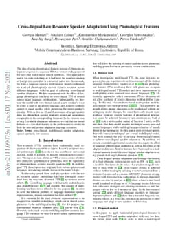 Cross-lingual Low Resource Speaker Adaptation Using Phonological
  Features