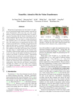 TransMix: Attend to Mix for Vision Transformers